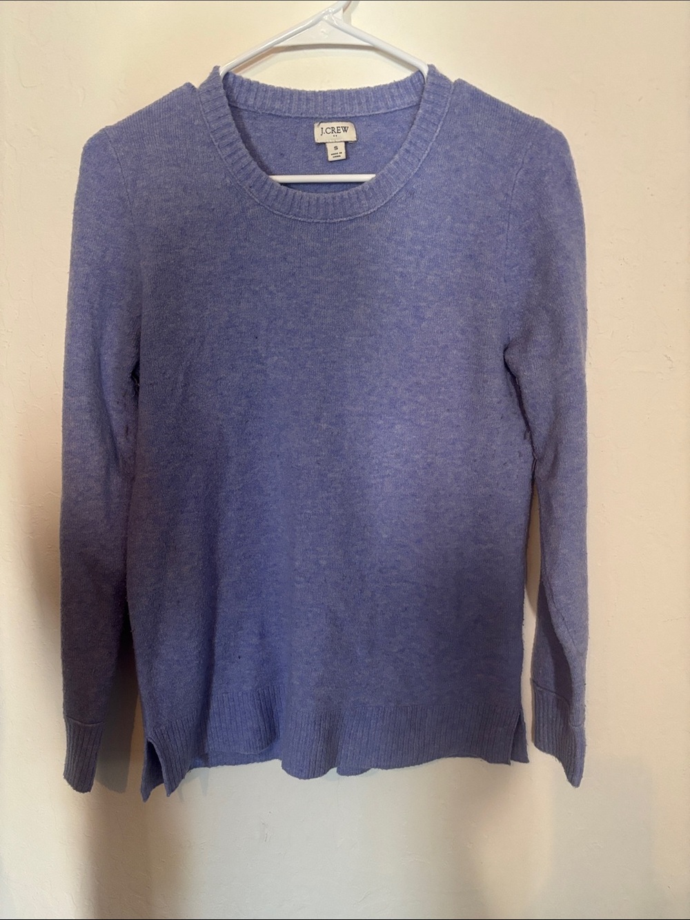 J. Crew Lilac Crewneck Sweater